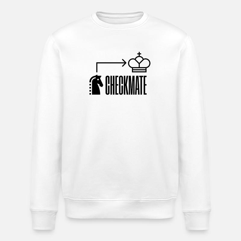 Le coup du chevalier - Sweat bio ROLLER Stanley/Stella Unisexe - blanc