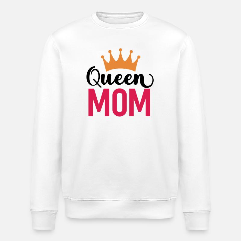 Die Mutter der Königin - Stanley/Stella Unisex Bio-Sweatshirt ROLLER - Weiß