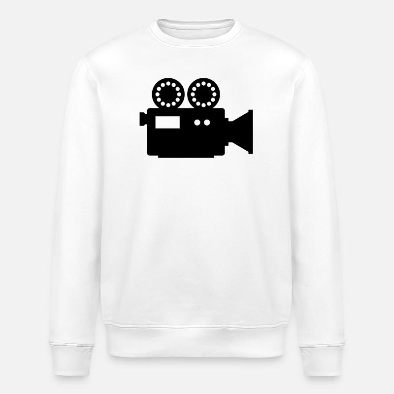 Caméra de cinéma - Sweat bio ROLLER Stanley/Stella Unisexe - blanc