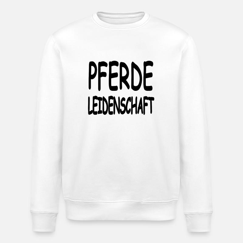 Chevaux - Sweat bio ROLLER Stanley/Stella Unisexe - blanc