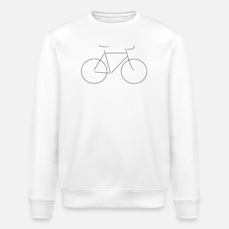 Roue de vélo - Sweat bio ROLLER Stanley/Stella Unisexe - blanc