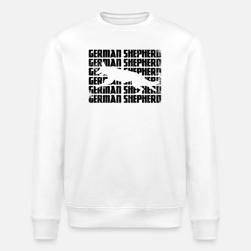 Deutscher Schäferhund - Stanley/Stella Unisex Bio-Sweatshirt ROLLER - Weiß
