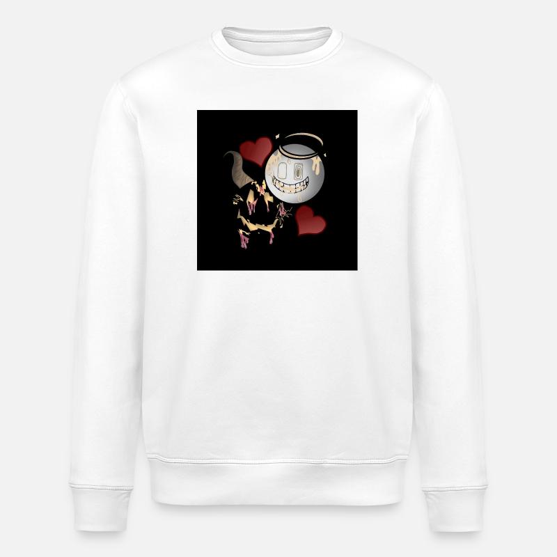 Conception d’Anges et Diables - Sweat bio ROLLER Stanley/Stella Unisexe - blanc