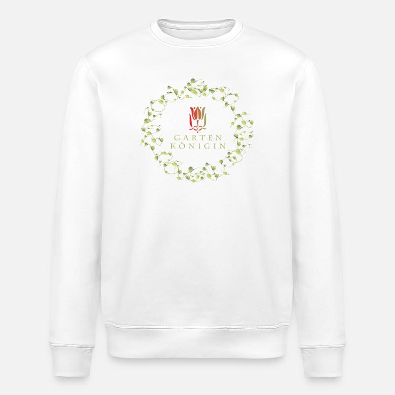 Gartenkoenigin - Stanley/Stella Unisex Bio-Sweatshirt ROLLER - Weiß