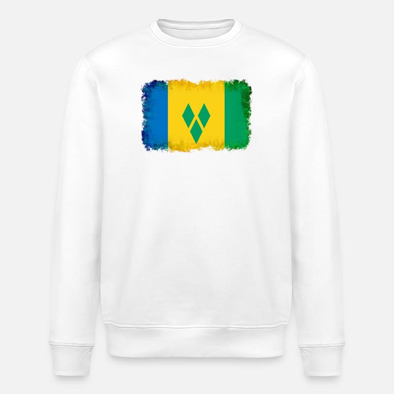 Gift for St - Stanley/Stella ROLLER Unisex Organic Sweatshirt - white