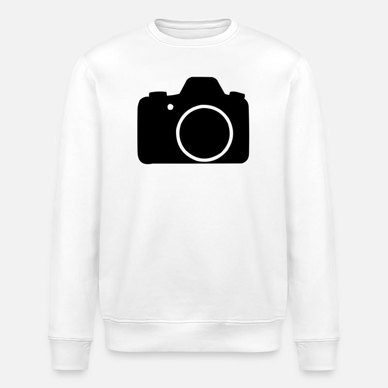 Camera - Stanley/Stella ROLLER Unisex Organic Sweatshirt - white