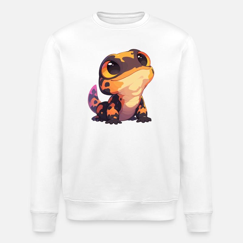 Feuersalamander Salamander - Stanley/Stella Unisex Bio-Sweatshirt ROLLER - Weiß