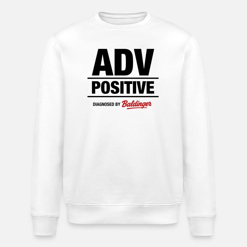 ADV Positiv - Stanley/Stella Unisex Bio-Sweatshirt ROLLER - Weiß