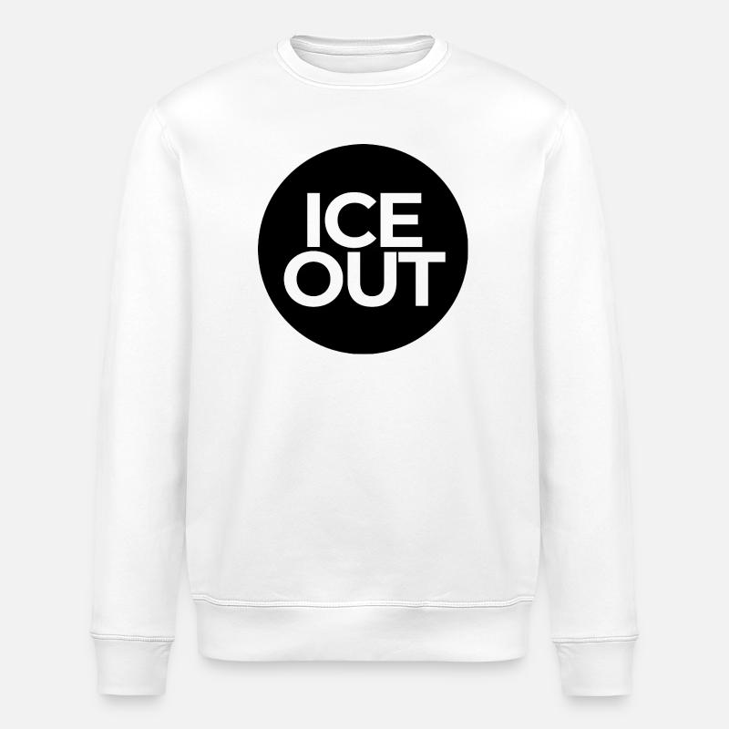 I C E OUT - Stanley/Stella ROLLER Unisex Organic Sweatshirt - white