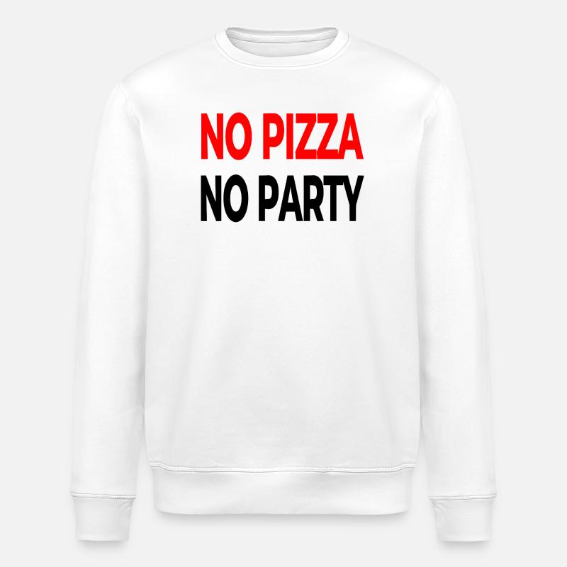 Pizza - Stanley/Stella Unisex Bio-Sweatshirt ROLLER - Weiß