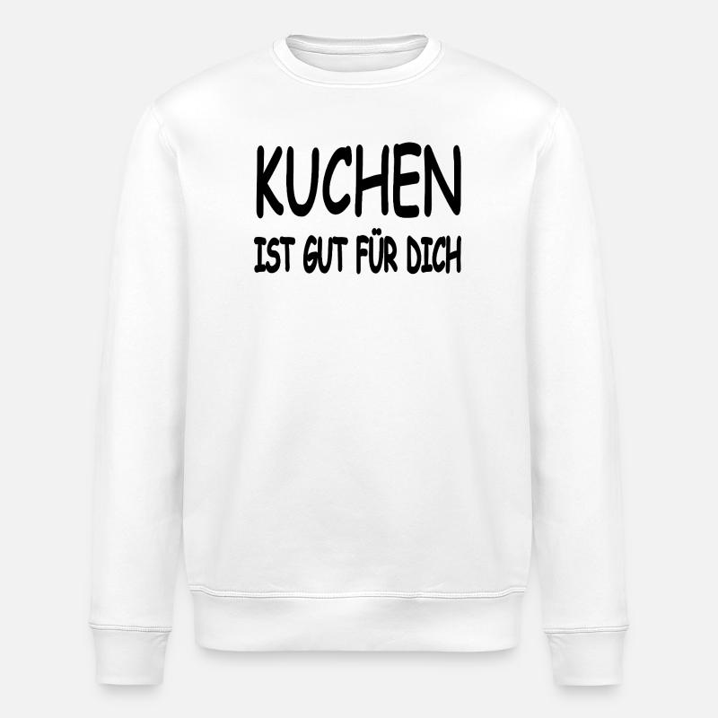 Cake - Stanley/Stella ROLLER Unisex Organic Sweatshirt - white