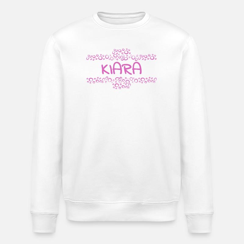 Gift for Kiara - Stanley/Stella ROLLER Unisex Organic Sweatshirt - white