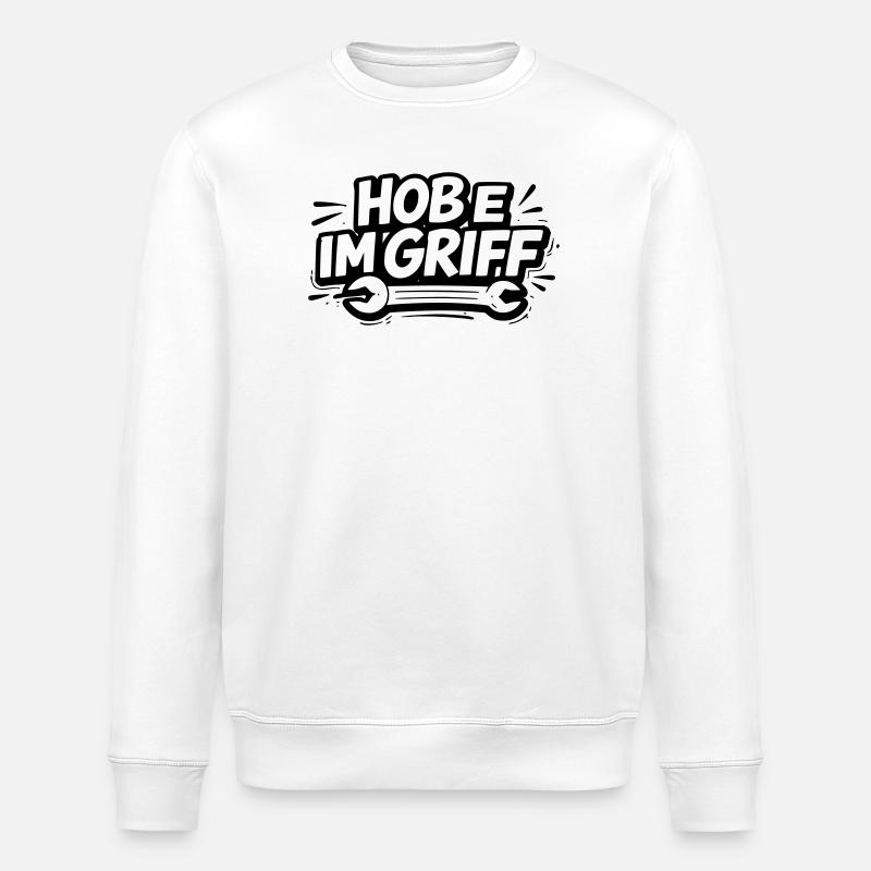 Hobe im Griff - Stanley/Stella Unisex Bio-Sweatshirt ROLLER - Weiß