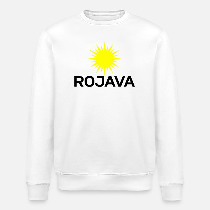 Rojava - Stanley/Stella Unisex Bio-Sweatshirt ROLLER - Weiß