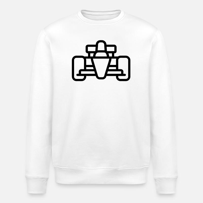 voiture de course - Sweat bio ROLLER Stanley/Stella Unisexe - blanc