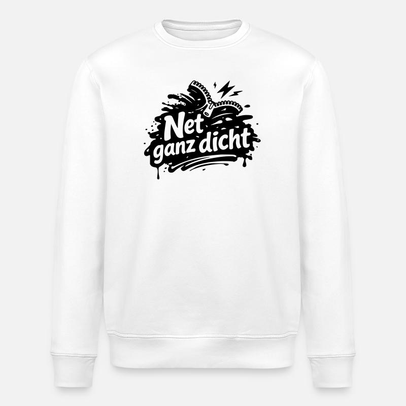 Net ganz dicht - Stanley/Stella Unisex Bio-Sweatshirt ROLLER - Weiß