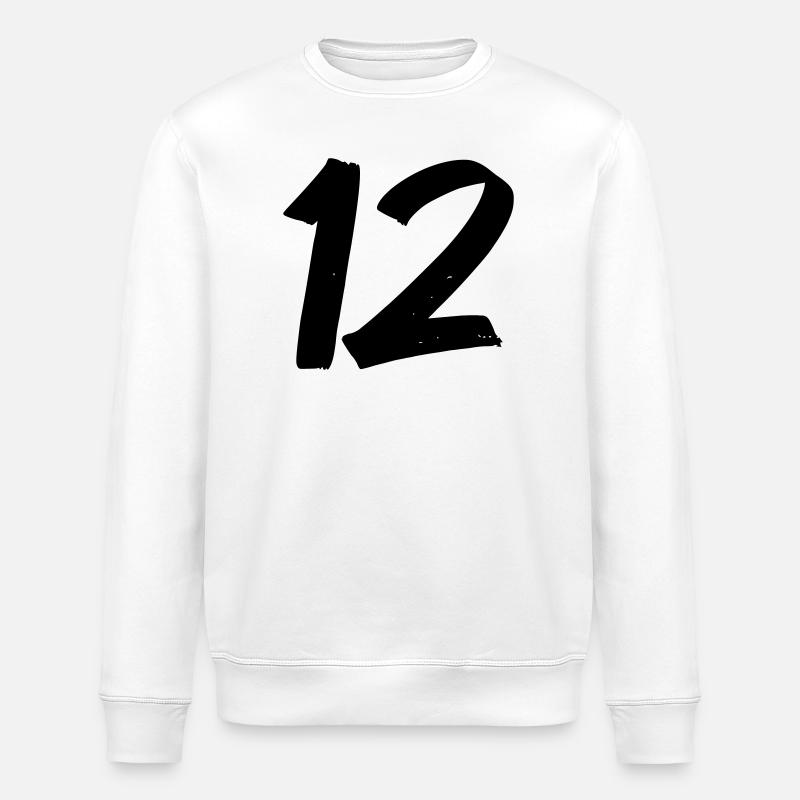 22 - Stanley/Stella ROLLER Unisex Organic Sweatshirt - white