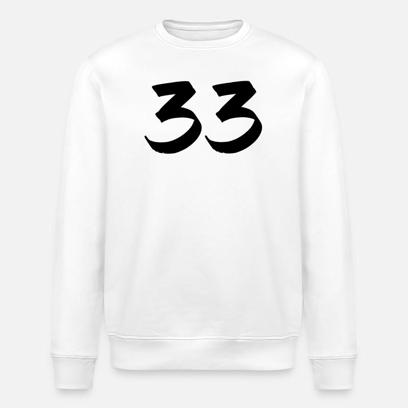 33 - Stanley/Stella ROLLER Unisex Organic Sweatshirt - white