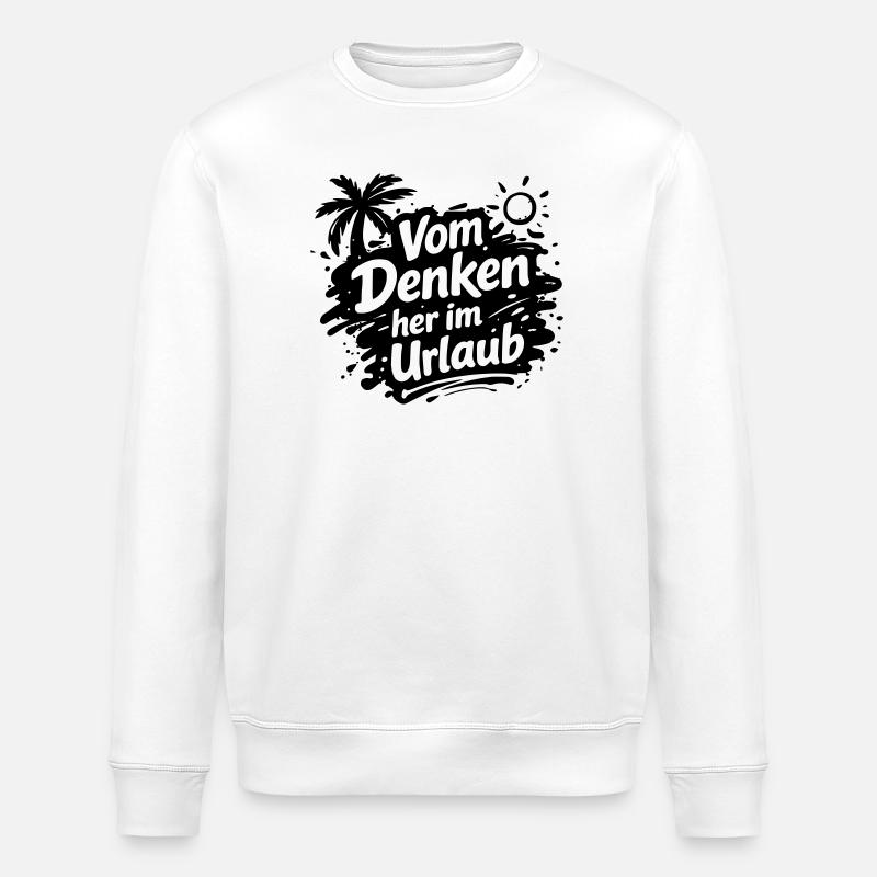 Penser en vacances - Sweat bio ROLLER Stanley/Stella Unisexe - blanc