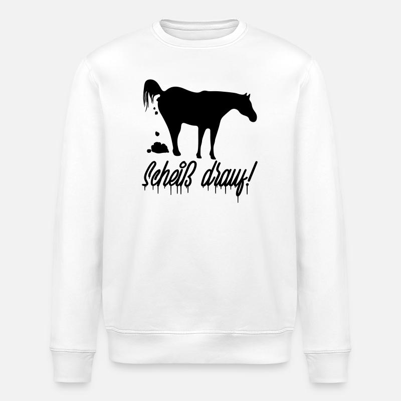 scheiss_drauf - Sweat bio ROLLER Stanley/Stella Unisexe - blanc