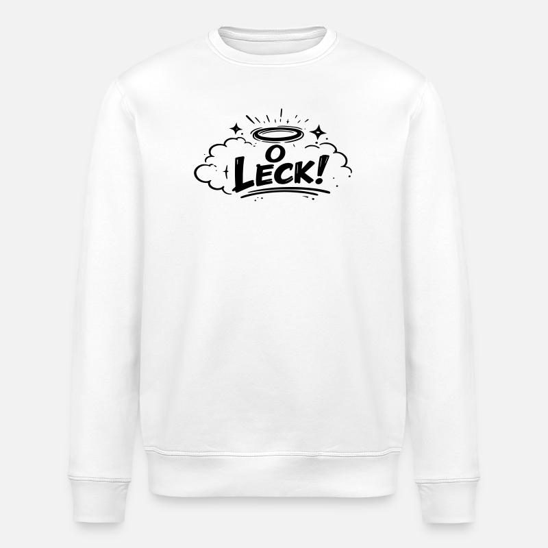 O Leck - Stanley/Stella Unisex Bio-Sweatshirt ROLLER - Weiß