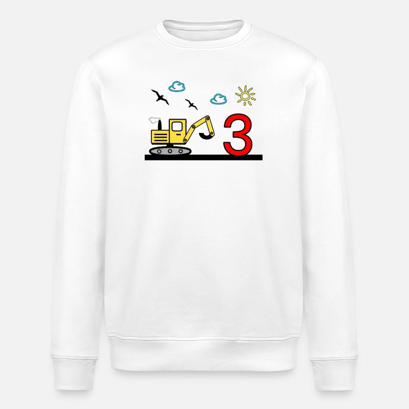 Bagger - Stanley/Stella Unisex Bio-Sweatshirt ROLLER - Weiß