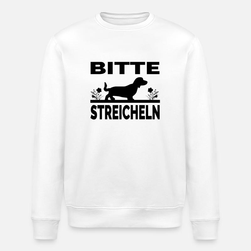 Teckel - Sweat bio ROLLER Stanley/Stella Unisexe - blanc