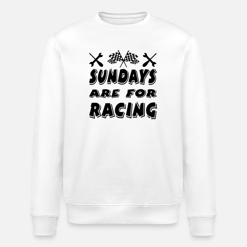 Voiture - Sweat bio ROLLER Stanley/Stella Unisexe - blanc