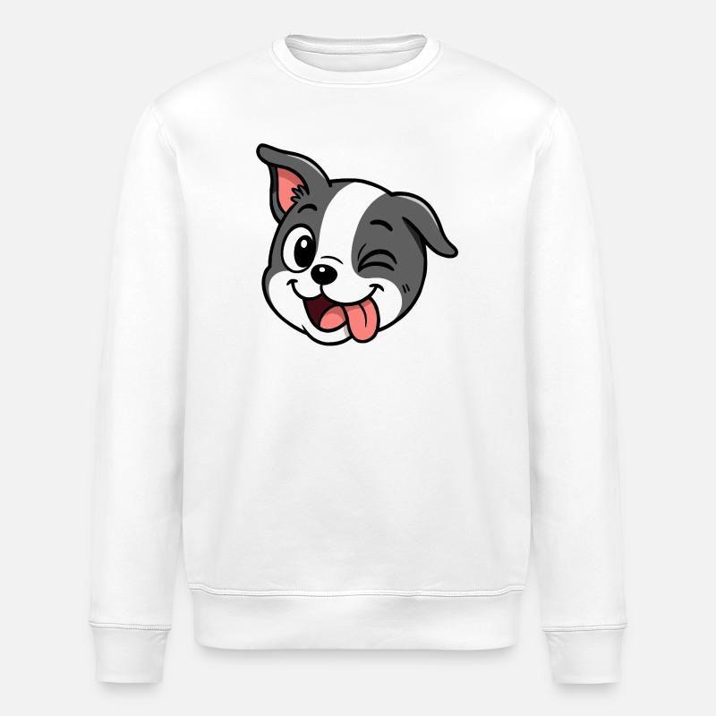 Boston – Frech. - Stanley/Stella Unisex Bio-Sweatshirt ROLLER - Weiß