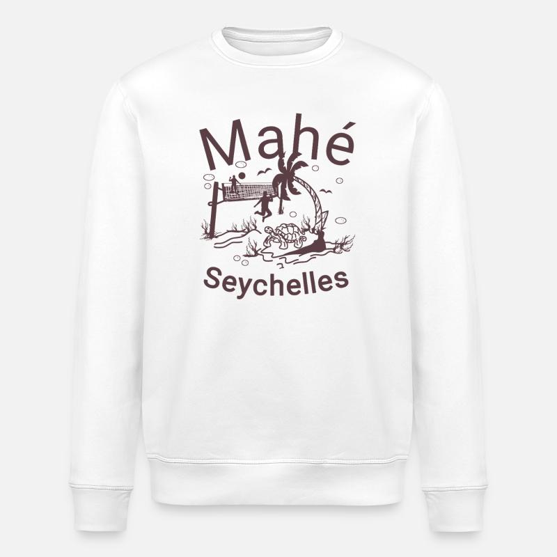 Paradis Mahé - Sweat bio ROLLER Stanley/Stella Unisexe - blanc