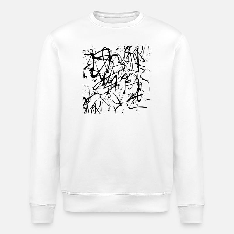 Art Lignes - Sweat bio ROLLER Stanley/Stella Unisexe - blanc