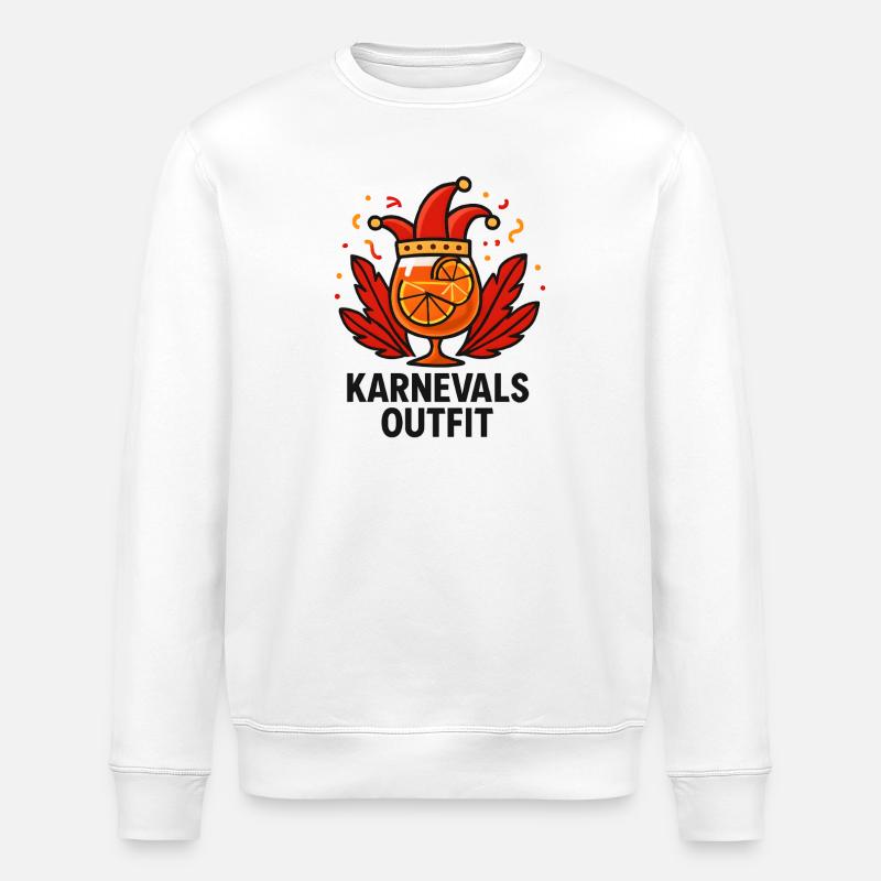 Carnival Outfit Carnival Carnival Aperoliker - Stanley/Stella ROLLER Unisex Organic Sweatshirt - white