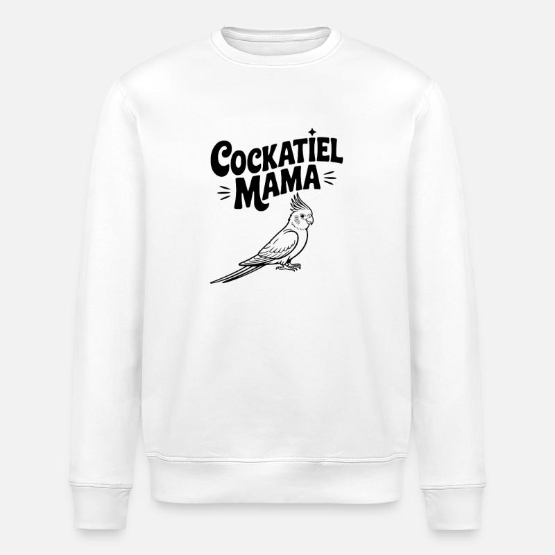Maman calopsitte - Sweat bio ROLLER Stanley/Stella Unisexe - blanc