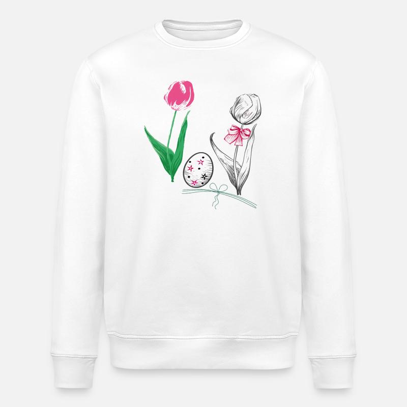  Ostern - Stanley/Stella Unisex Bio-Sweatshirt ROLLER - Weiß