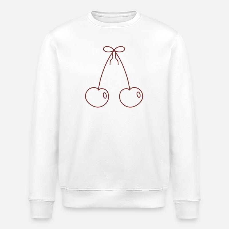 Croquis de Cherry Bowline - Sweat bio ROLLER Stanley/Stella Unisexe - blanc