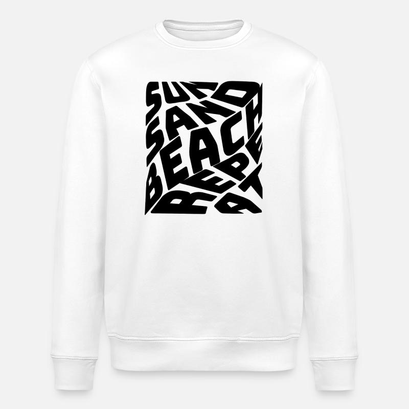 PLAGE DE SUN SAND - Sweat bio ROLLER Stanley/Stella Unisexe - blanc