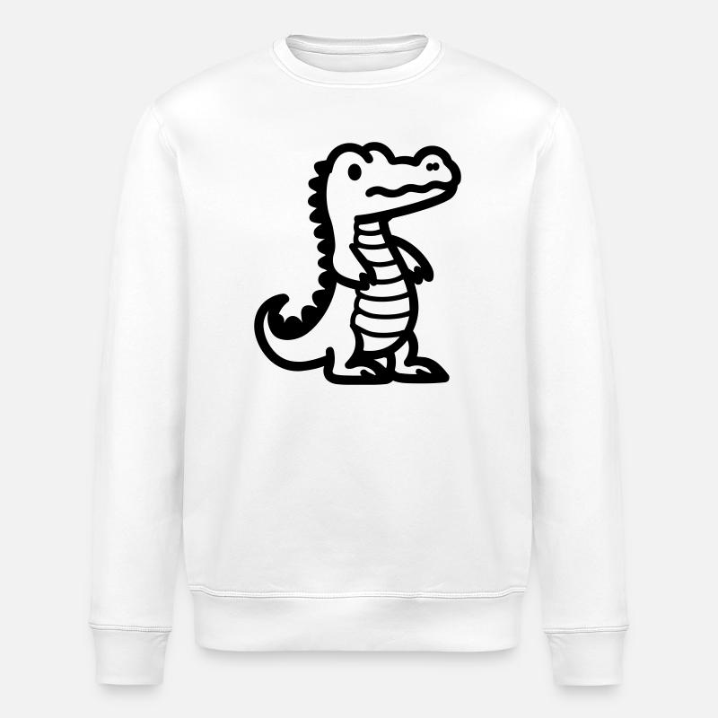 alligator - Sweat bio ROLLER Stanley/Stella Unisexe - blanc