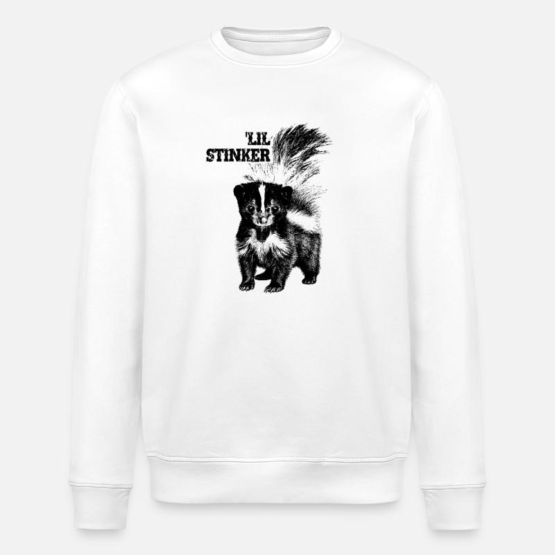 Petit Puant - Petit Puant - Sweat bio ROLLER Stanley/Stella Unisexe - blanc