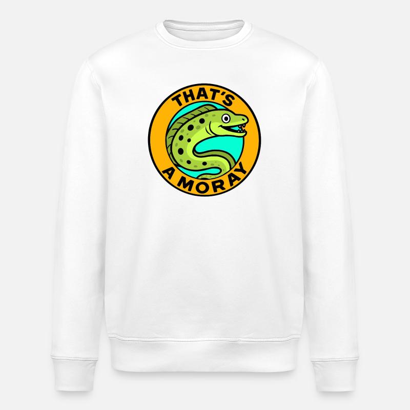 C’est une Moray - Sweat bio ROLLER Stanley/Stella Unisexe - blanc