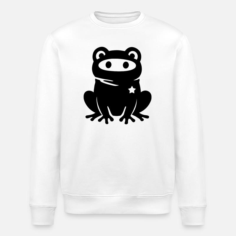 Frosc masqué avec étoile – Antifascism Antifa - Sweat bio ROLLER Stanley/Stella Unisexe - blanc