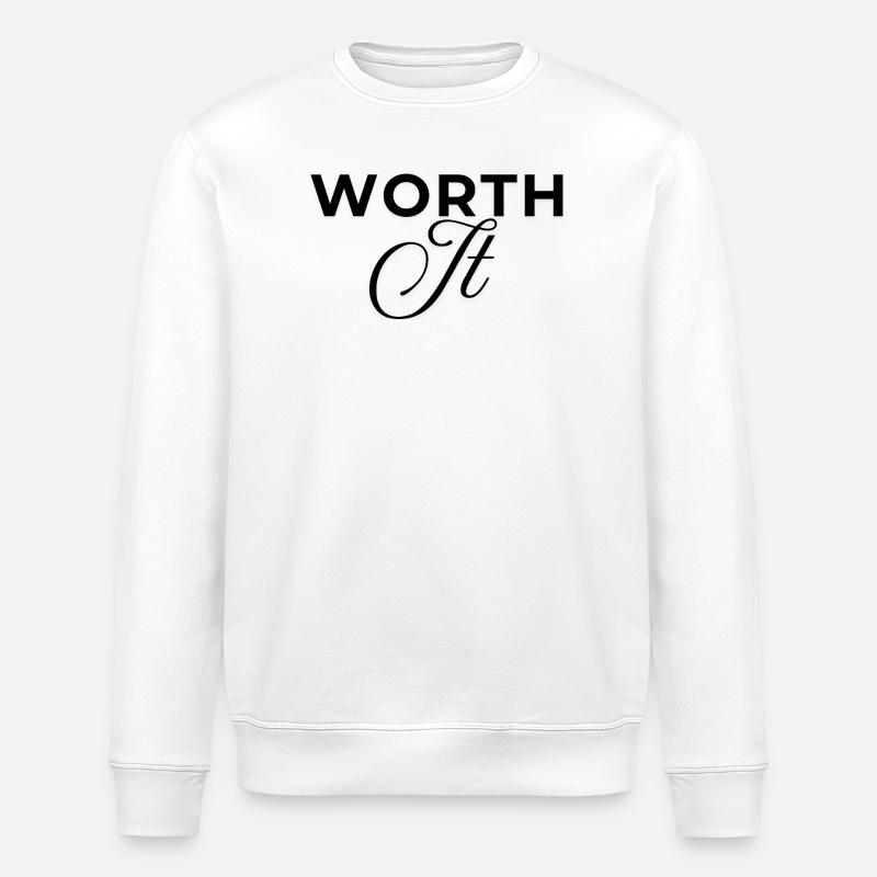 worth it - Sweat bio ROLLER Stanley/Stella Unisexe - blanc