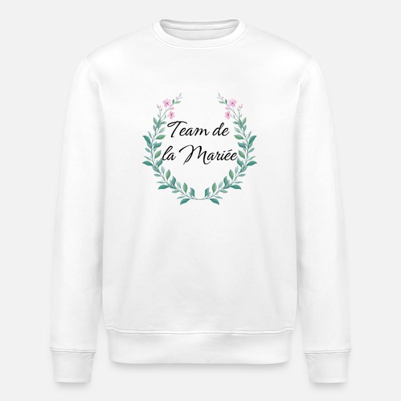 Team Mariée EVJF  - Sweat bio ROLLER Stanley/Stella Unisexe - blanc