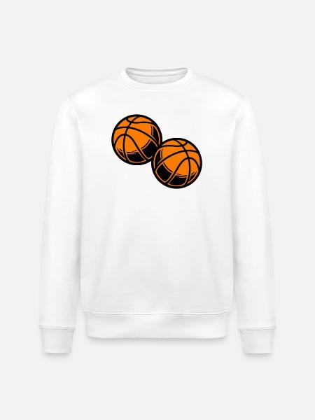 Basketball Symbol Team - Stanley/Stella Unisex Bio-Sweatshirt ROLLER - Weiß