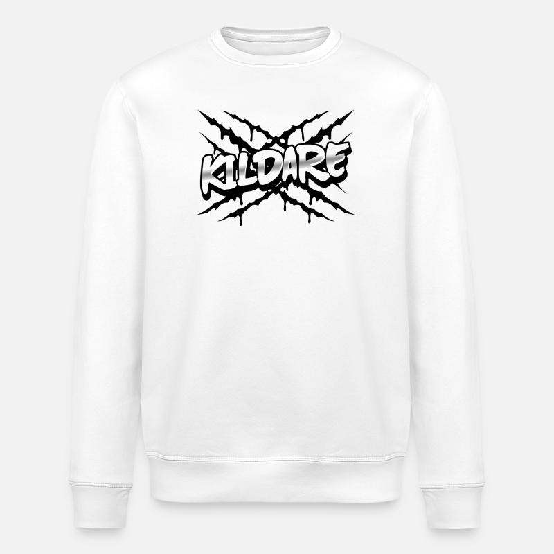 Kildare County, Irland - Stanley/Stella Unisex Bio-Sweatshirt ROLLER - Weiß
