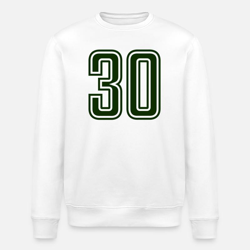 30 - Stanley/Stella ROLLER Unisex Organic Sweatshirt - white
