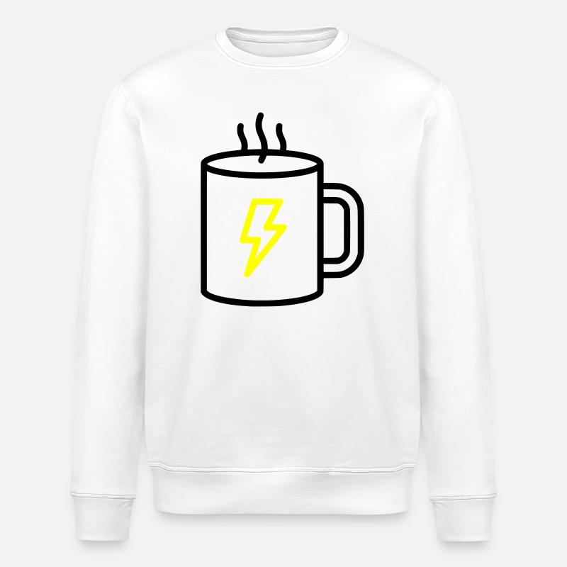Coffee Mug Blitz Energy - Stanley/Stella ROLLER Unisex Organic Sweatshirt - white