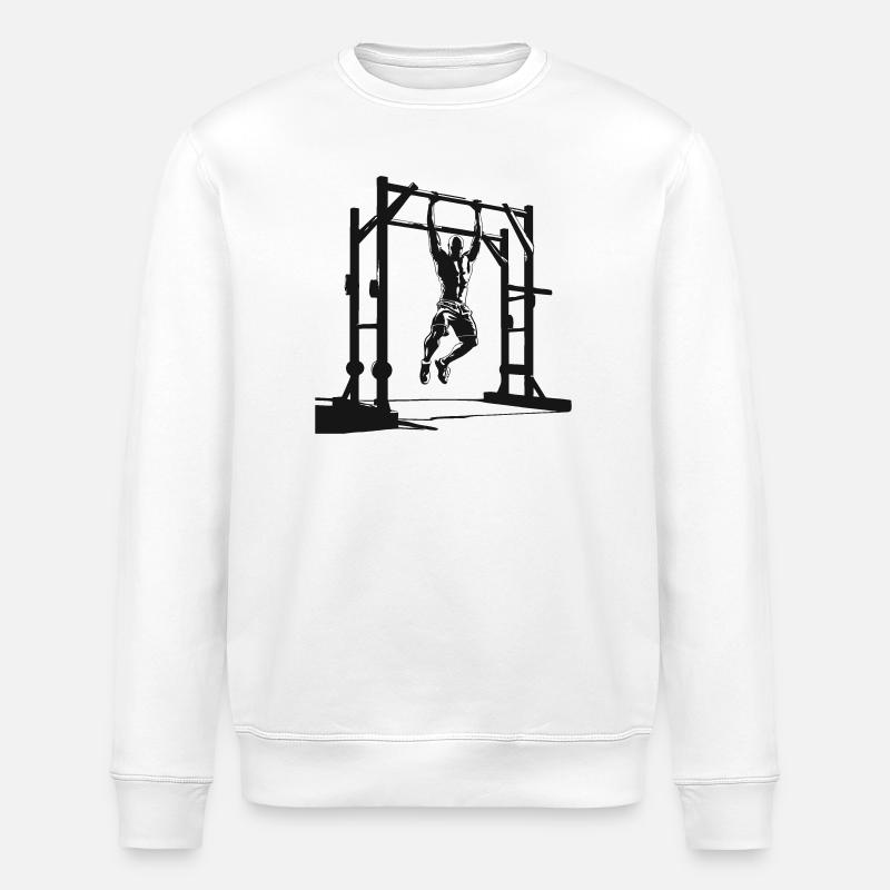 Pull-Up Silhouette - Stanley/Stella Unisex Bio-Sweatshirt ROLLER - Weiß