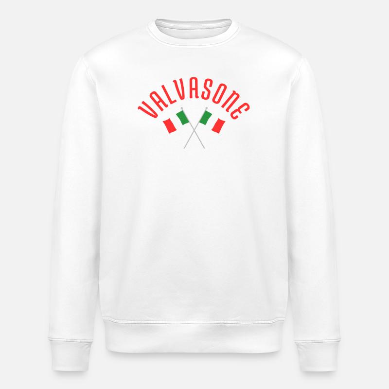 Emblème des drapeaux italiens de Valvasone - Sweat bio ROLLER Stanley/Stella Unisexe - blanc