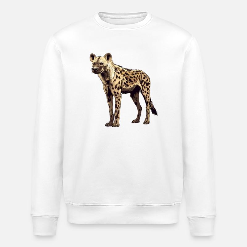 Hyäne - Stanley/Stella Unisex Bio-Sweatshirt ROLLER - Weiß