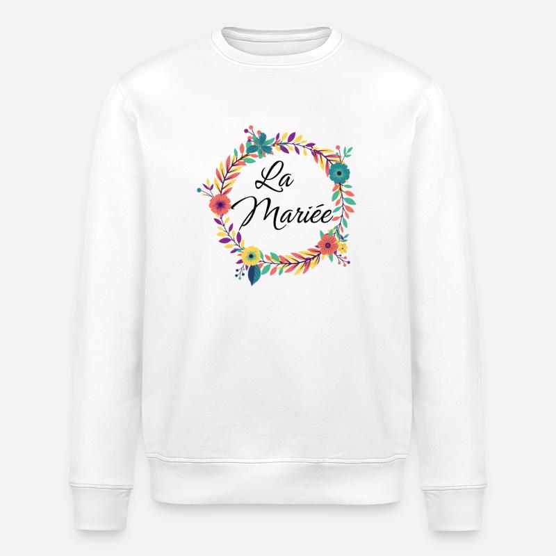 La Future Mariée EVJF - Sweat bio ROLLER Stanley/Stella Unisexe - blanc